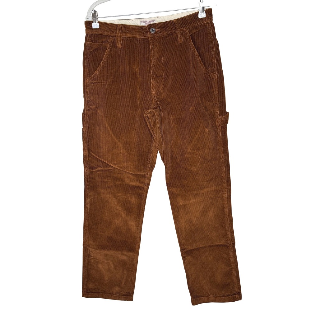 J. Crew Wallace & Barnes Corduroy‎ Painter Pants 31W Amber Brown